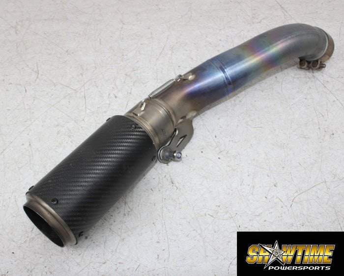 16-21 APRILIA RSV4 RR SC PROJECT EXHAUST MID PIPE MUFFLER SLIP ON CAN SILENCER
