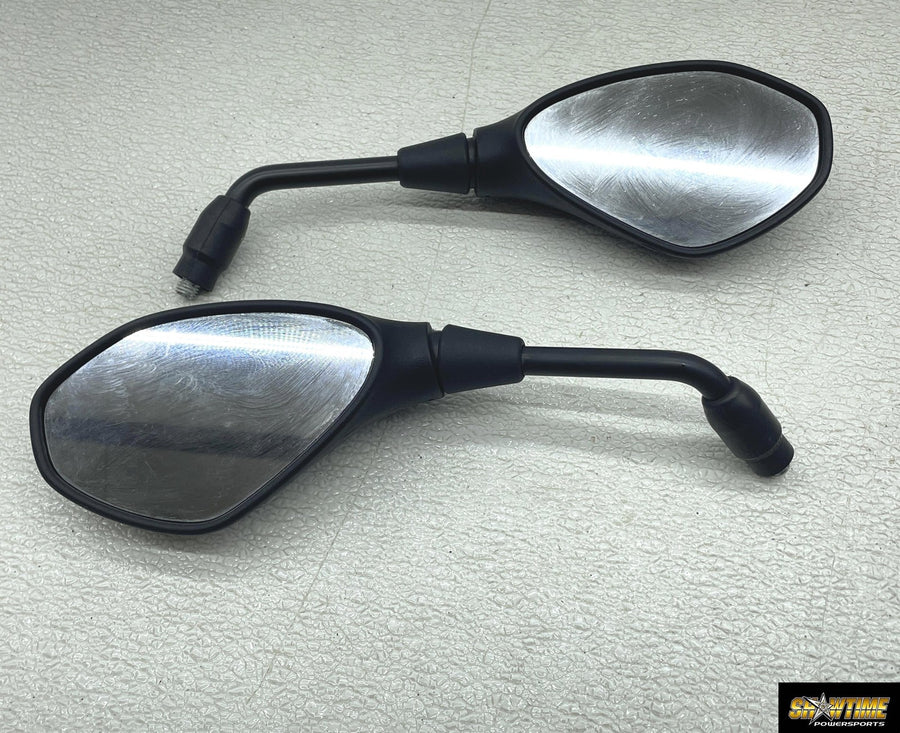 09-14 BMW F800R REAR VIEW MIRROR SET PAIR MIRRORS