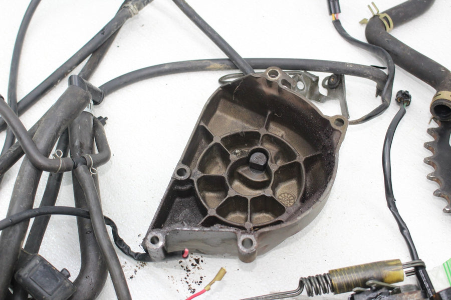 00-02 KAWASAKI NINJA ZX6R PARTS HARDWARE SPROCKET COVER THROTTLE PETCOCK BAR