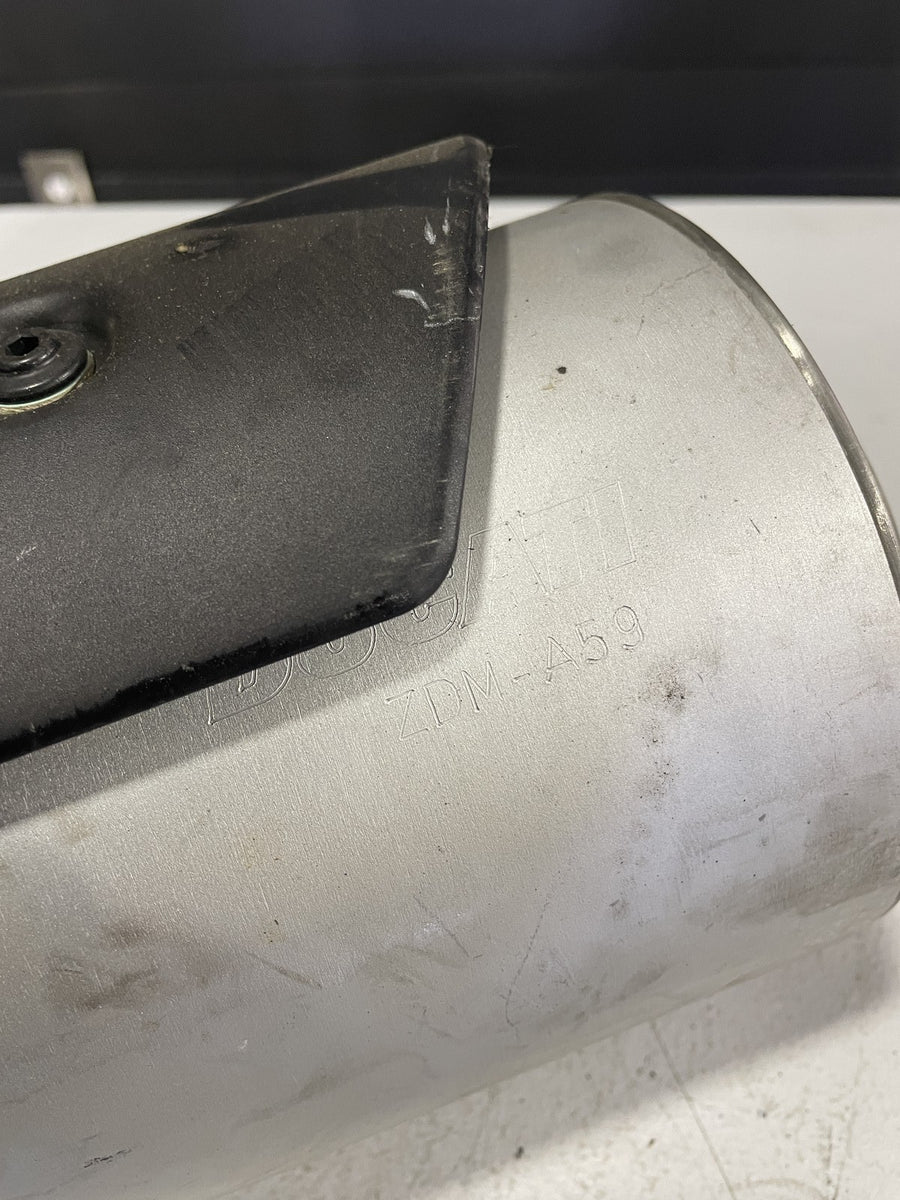 08-14 DUCATI MONSTER 696 RIGHT EXHAUST PIPE MUFFLER SLIP ON CAN SILENCER