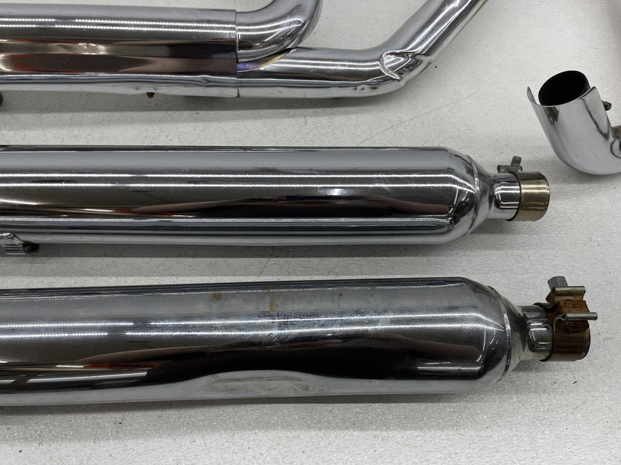 07-11 HARLEY-DAVIDSON ROAD KING CLASSIC FLHRC FULL EXHAUST SET MUFFLERS HEADERS
