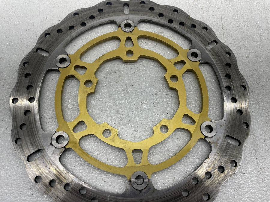 06-07 SUZUKI GSXR600 EBC FLOATING FRONT LEFT RIGHT BRAKE ROTORS DISCS PAIR