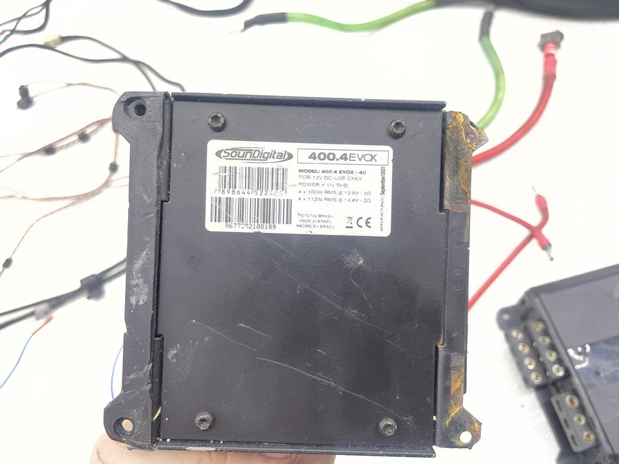 12-16 HARLEY-DAVIDSON ROAD GLIDE SPECIAL SOUNDIGITAL RADIO AMPLIFIERS W/ WIRING