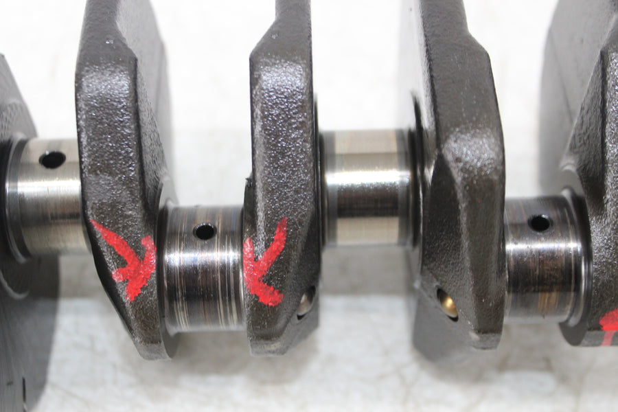 03-08 KAWASAKI ZZR600 ENGINE MOTOR CRANKSHAFT CRANK SHAFT W/ FLYWHEEL