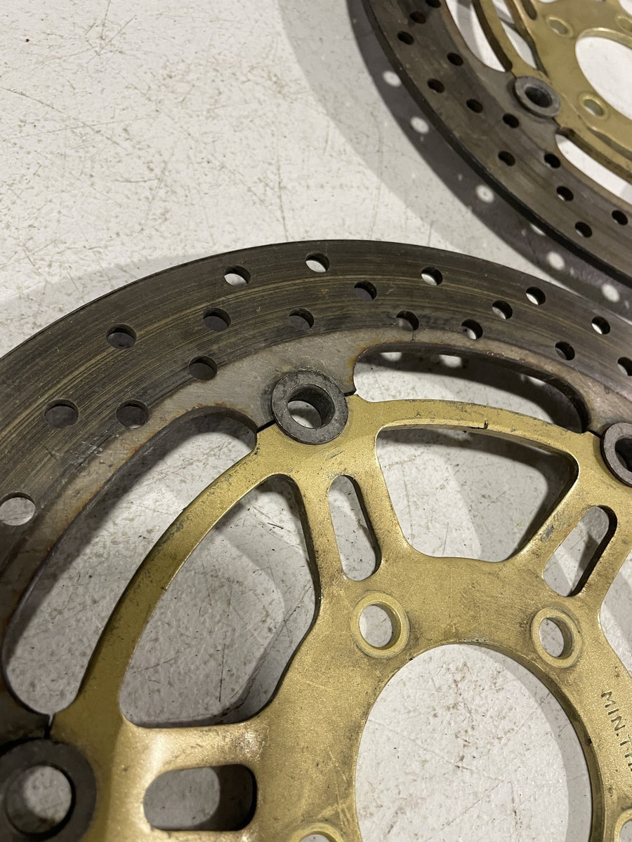 99-02 SUZUKI SV650 FRONT LEFT RIGHT BRAKE ROTORS DISCS