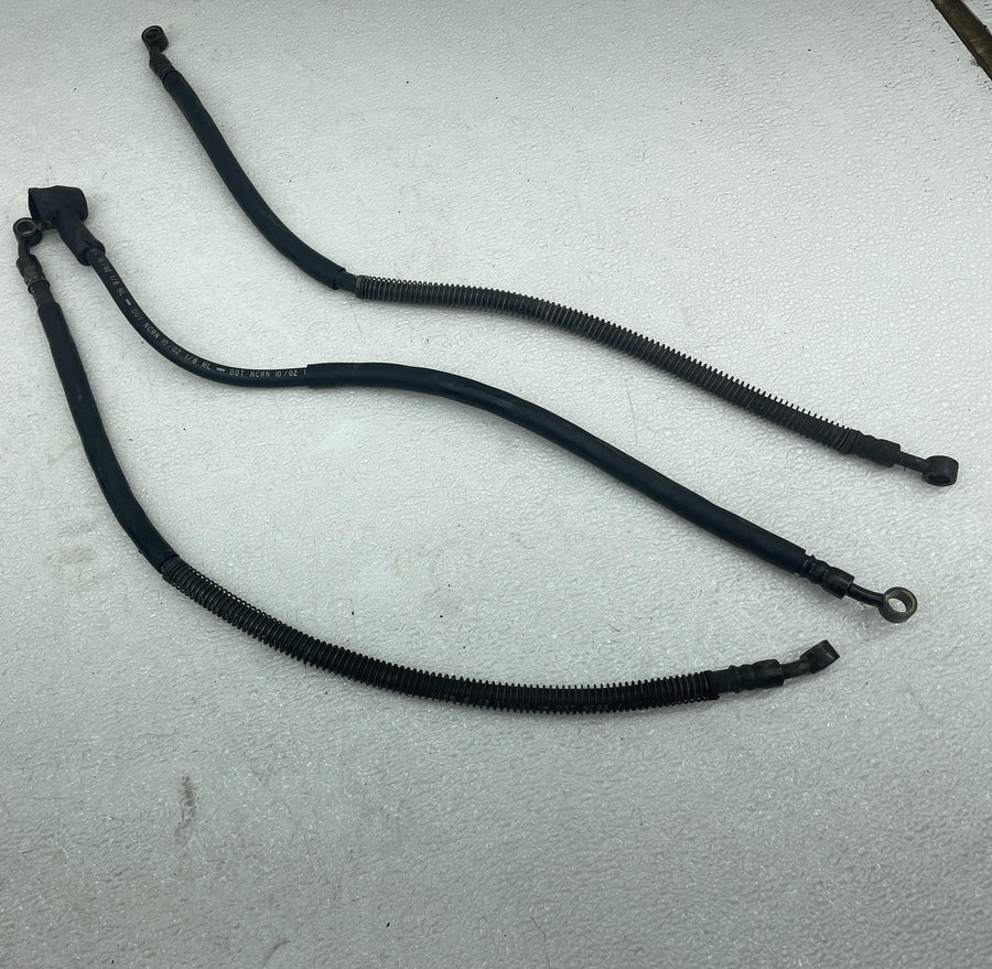 86-06 KAWASAKI VULCAN 750 VN750 BRAKE LINES HOSES HOSE LINE FRONT REAR