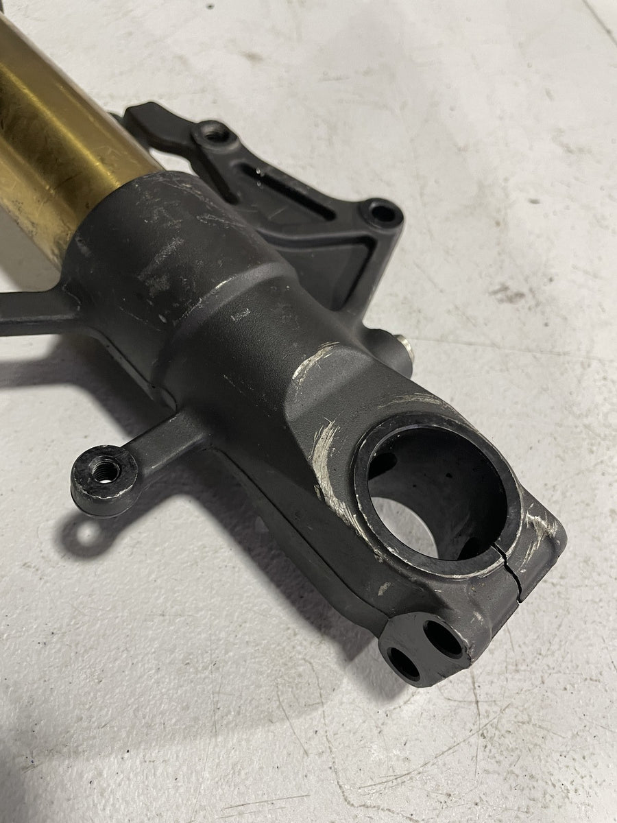 01-02 SUZUKI GSXR1000 LEFT FRONT FORK SHOCK SUSPENSION