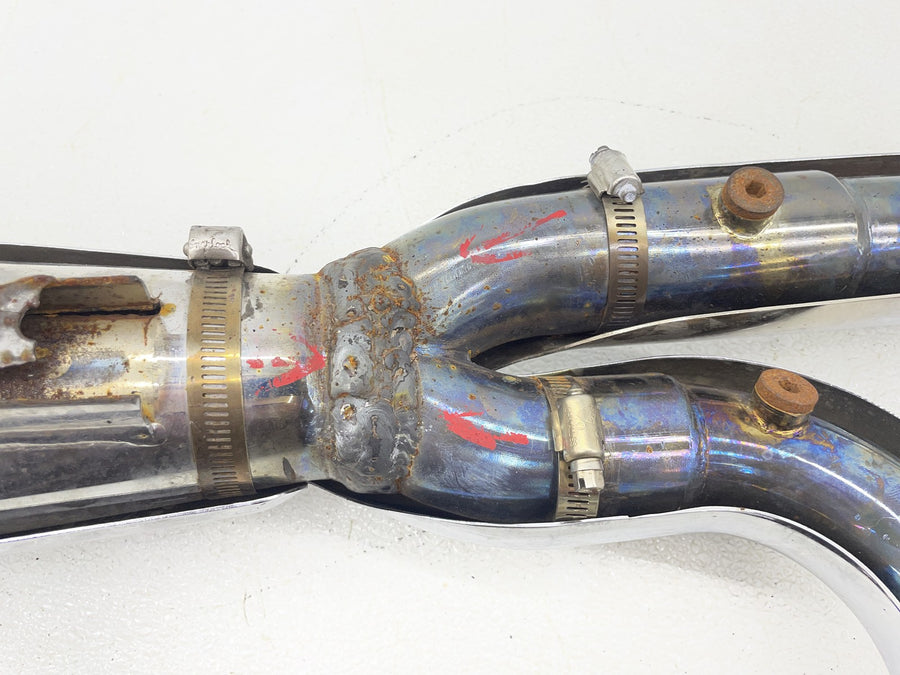 07-11 HARLEY-DAVIDSON STREET GLIDE SHARKROAD AFTERMARKET FULL EXHUAST SYSTEM
