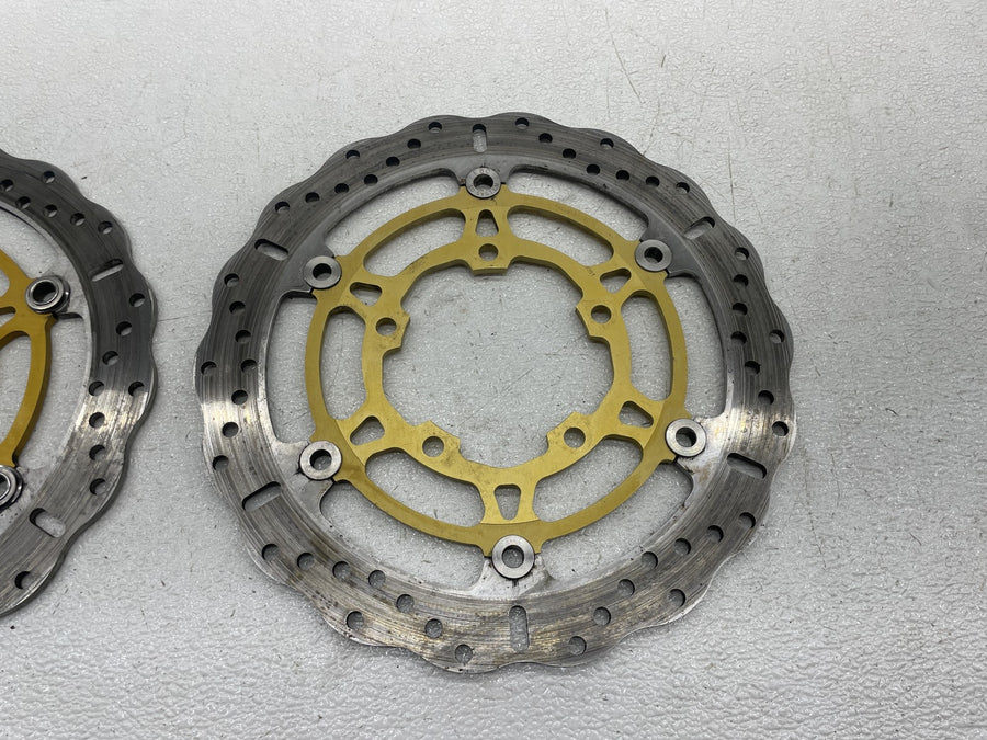 06-07 SUZUKI GSXR600 EBC FLOATING FRONT LEFT RIGHT BRAKE ROTORS DISCS PAIR
