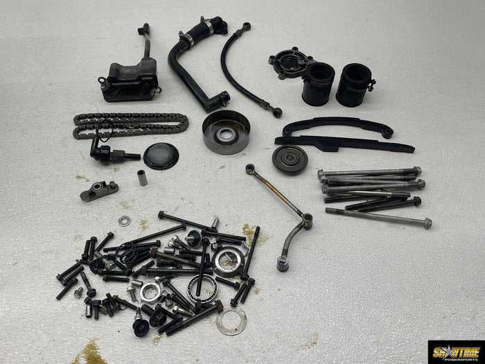 88-07 KAWASAKI NINJA 250R EX250 ENGINE MOTOR PARTS HARDWARE GUIDES BOLTS CHAIN