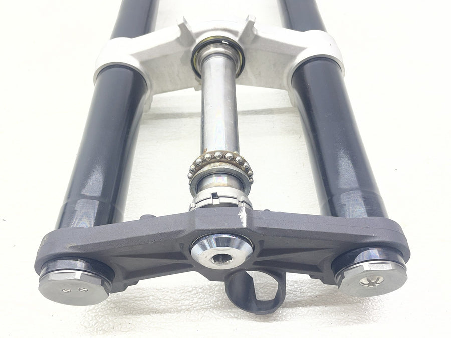 19-23 KAWASAKI NINJA ZX6R ZX636 FRONT END FORKS SUSPENSION TRIPLE TREE STRAIGHT