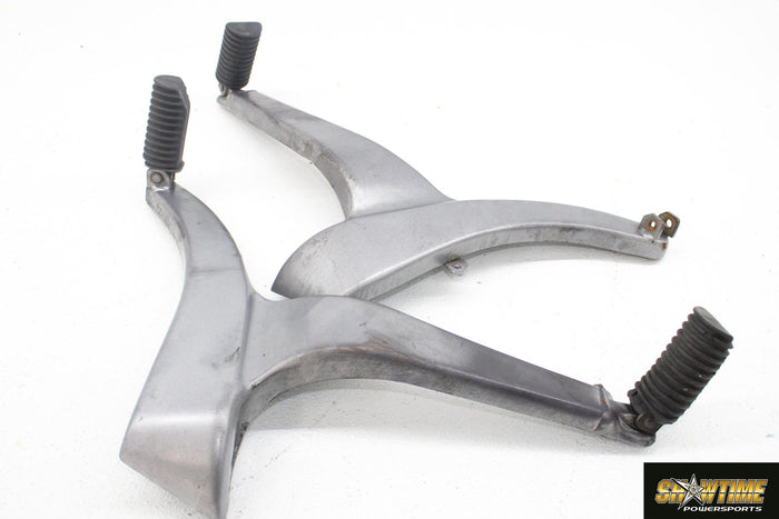 00-01 BUELL BLAST P3 500 FRONT FOOT MOUNTS RESTS PEGS STEPS SET PAIR