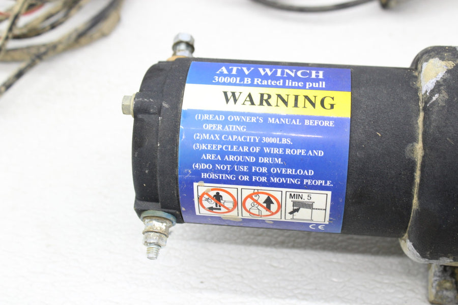 15-22 CF-MOTO ZFORCE 800 EX EPS FRONT 3000LB WINCH PULLEY CABLE WIRES SWITCH