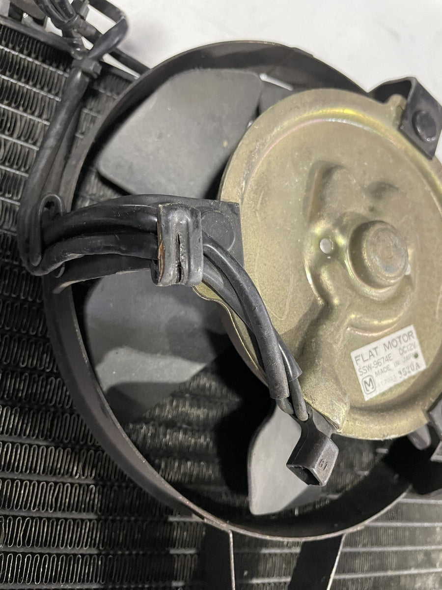 91-94 HONDA CBR600F2 ENGINE RADIATOR MOTOR COOLER COOLING RADIATER COOLING FAN