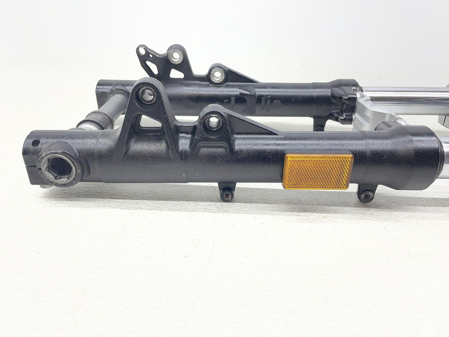 09-14 BMW F800R FRONT FORKS SHOCK SUSPENSION TRIPLE TREE STRAIGHT
