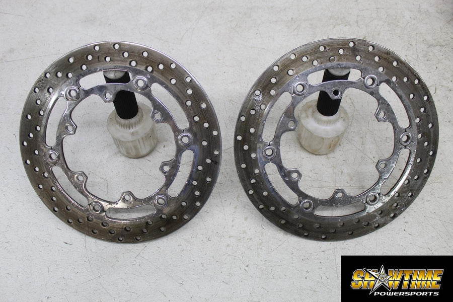 99-03 YAMAHA ROAD STAR XV1600A XV1600 FRONT LEFT RIGHT BRAKE ROTORS DISCS