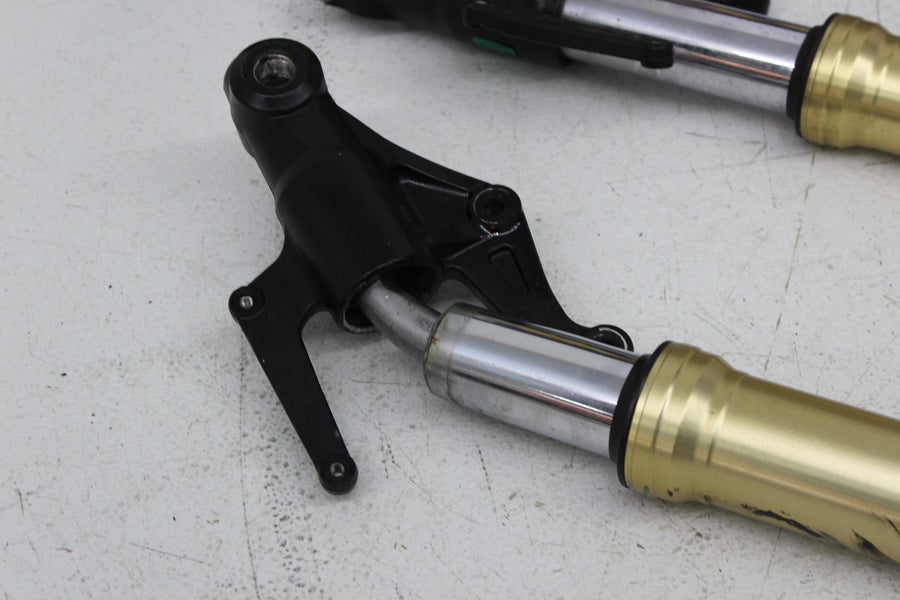 09-12 TRIUMPH STREET TRIPLE 675 FRONT FORKS SHOCK SUSPENSION SET PAIR