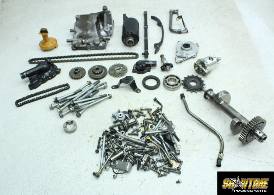 07-09 KAWASAKI VERSYS 650 KLE650 ENGINE MOTOR PARTS HARDWARE OIL PAN STARTER