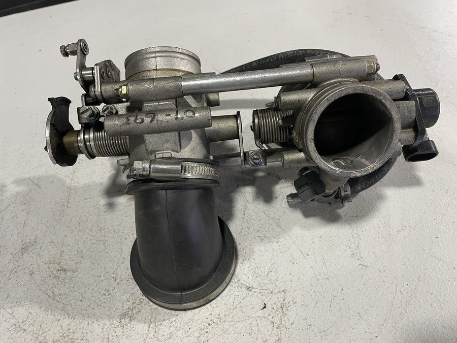 2007 DUCATI MONSTER 695 THROTTLE BODY BODIES FUEL INJECTIONS TPS