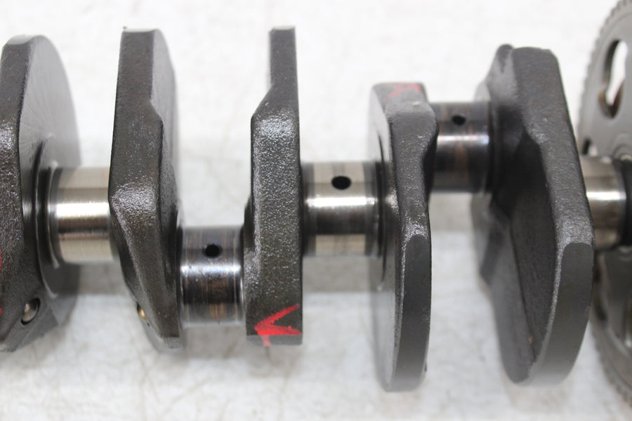 03-08 KAWASAKI ZZR600 ENGINE MOTOR CRANKSHAFT CRANK SHAFT W/ FLYWHEEL