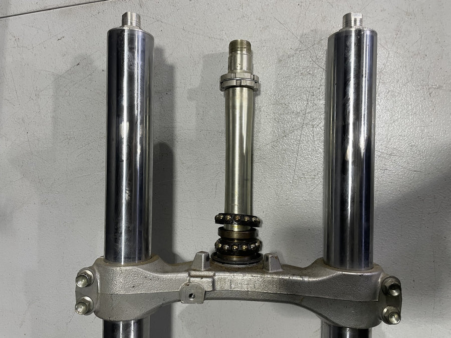 97-00 SUZUKI GSXR600 FRONT FORKS SHOCK SUSPENSION SET LOWER TRIPLE TREE