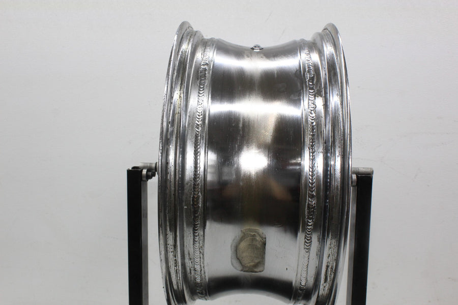 02-09 YAMAHA ROAD STAR XV1700PC WARRIOR CHROME REAR BACK WHEEL RIM 17X9 (READ)
