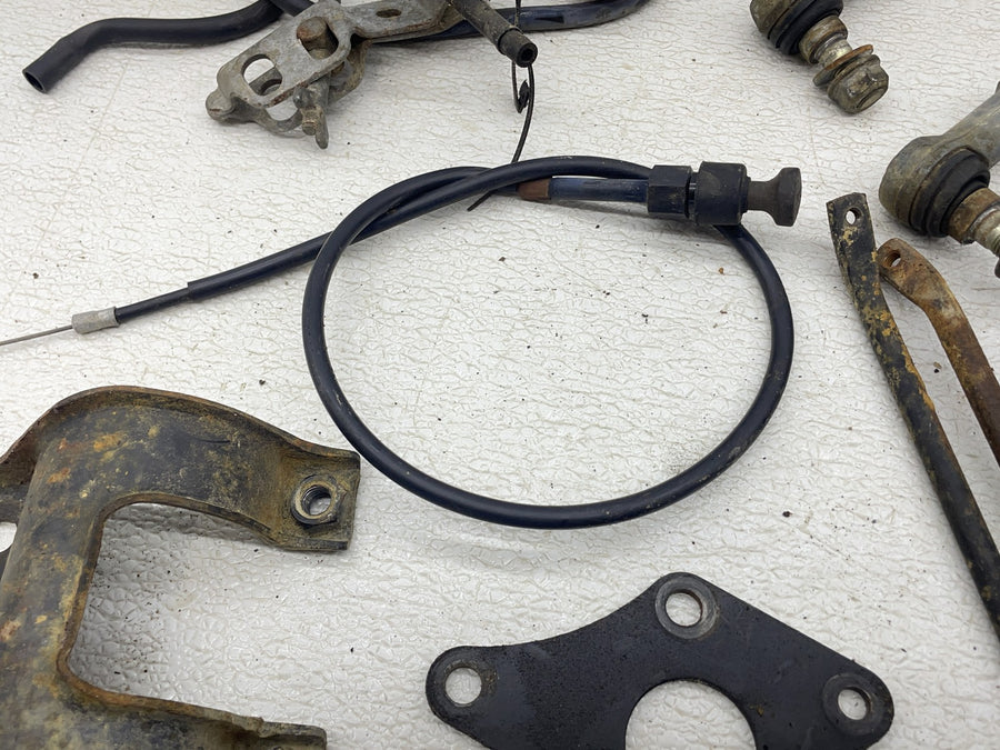 91-96 HONDA FOURTRAX 200 TRX200 TYPE II PARTS HARDWARE TIE RODS PEGS PEDAL MOUNT