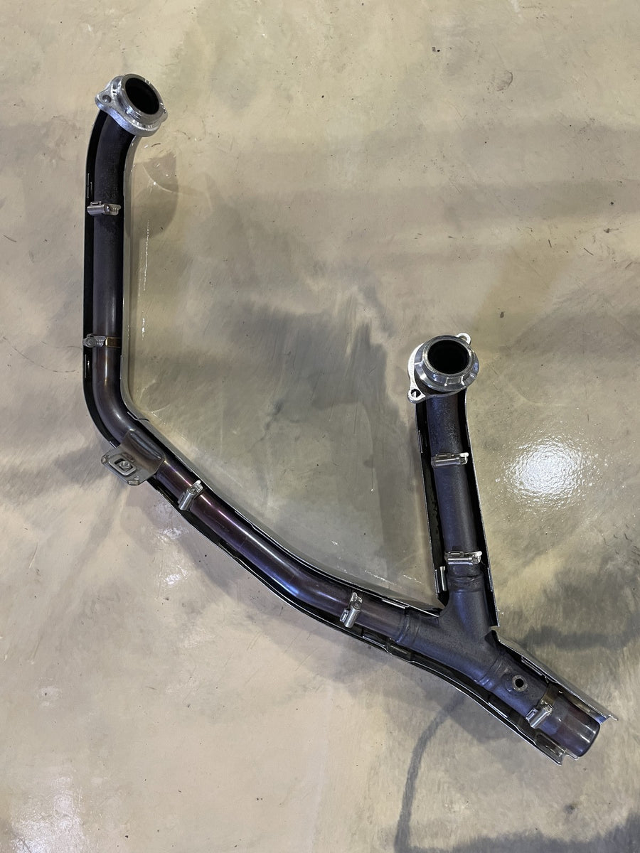 09-17 YAMAHA V STAR 950 XVS950B EXHAUST HEADERS PIPES