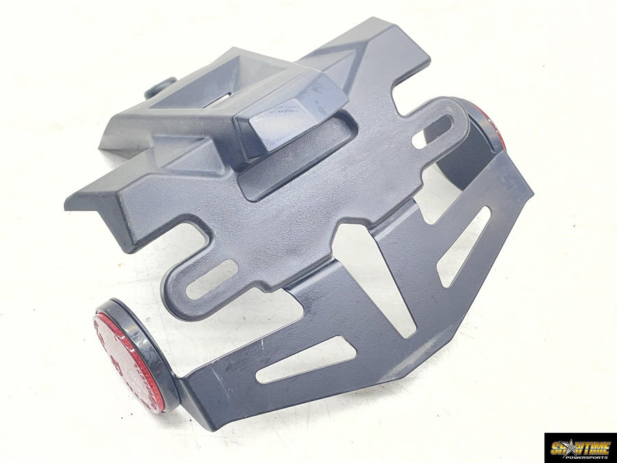 19 POLARIS SLINGSHOT SL REAR FENDER LICENSE PLATE MOUNT BRACKET LIGHT