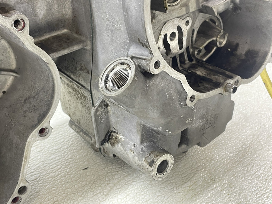 03-06 BOMBARDIER RALLY 200 ENGINE MOTOR CRANKCASE CRANK CASES BLOCK