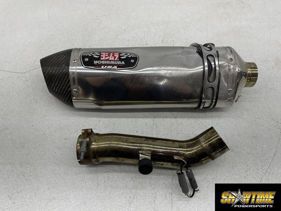 06-15 YAMAHA FZ1 YOSHIMURA EXHAUST PIPE MUFFLER SLIP ON CAN SILENCER