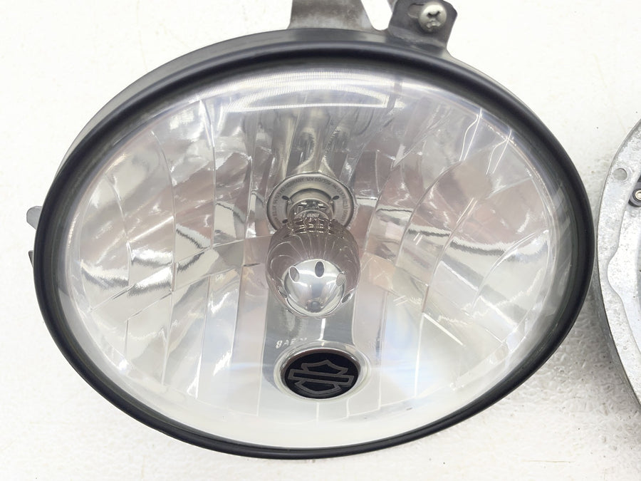 07-11 HARLEY-DAVIDSON STREET GLIDE FLHX SINGLE HEADLIGHT HEAD LAMP LIGHT