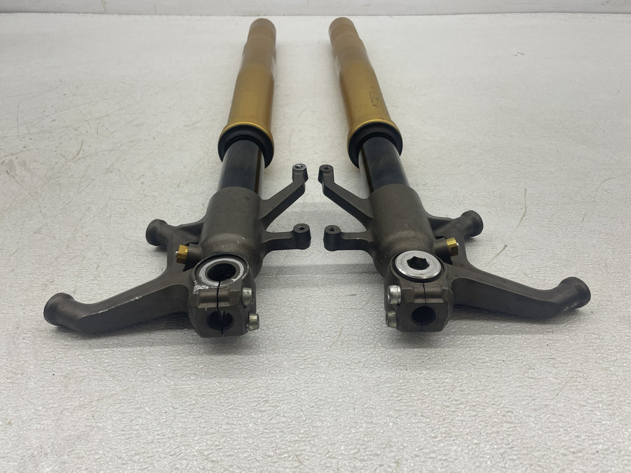 04-05 KAWASAKI NINJA ZX10R FRONT FORKS SHOCK SUSPENSION SET PAIR 44013-0005