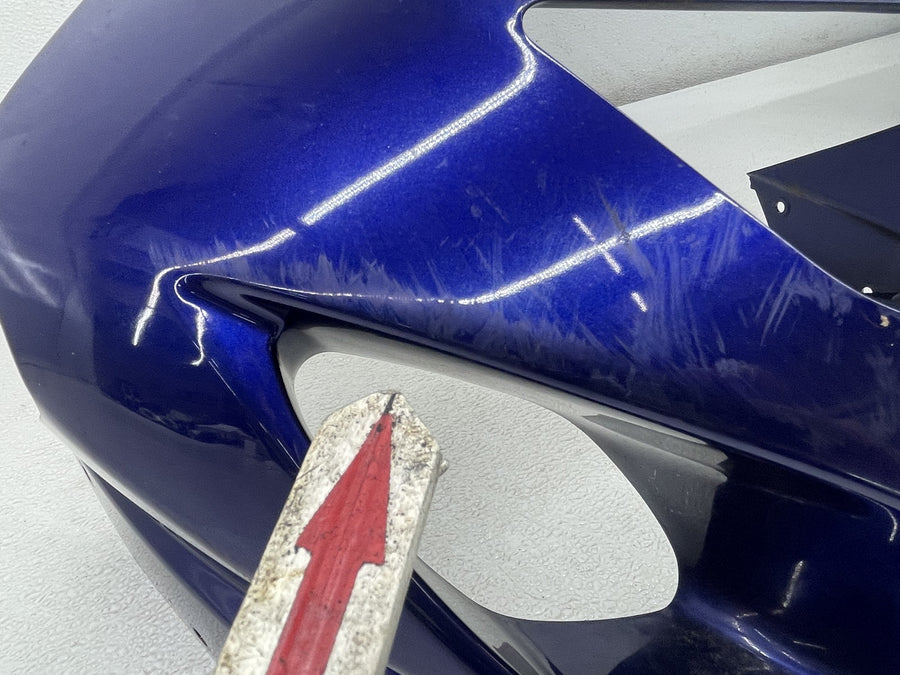04-05 SUZUKI GSXR750 FRONT UPPER NOSE FAIRING COWL SHROUD WINDSHIELD