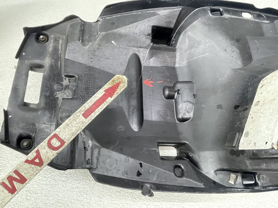 07-12 HONDA CBR600RR REAR BACK TAIL UNDERTAIL BATTERY TRAY PLASTIC
