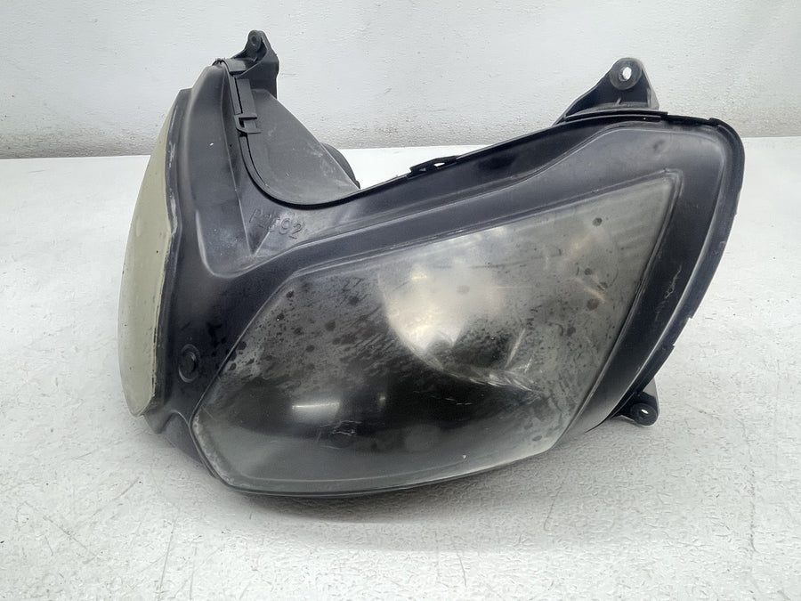 02-05 KAWASAKI NINJA ZX12R FRONT HEADLIGHT HEAD LIGHT LAMP 23007-1419