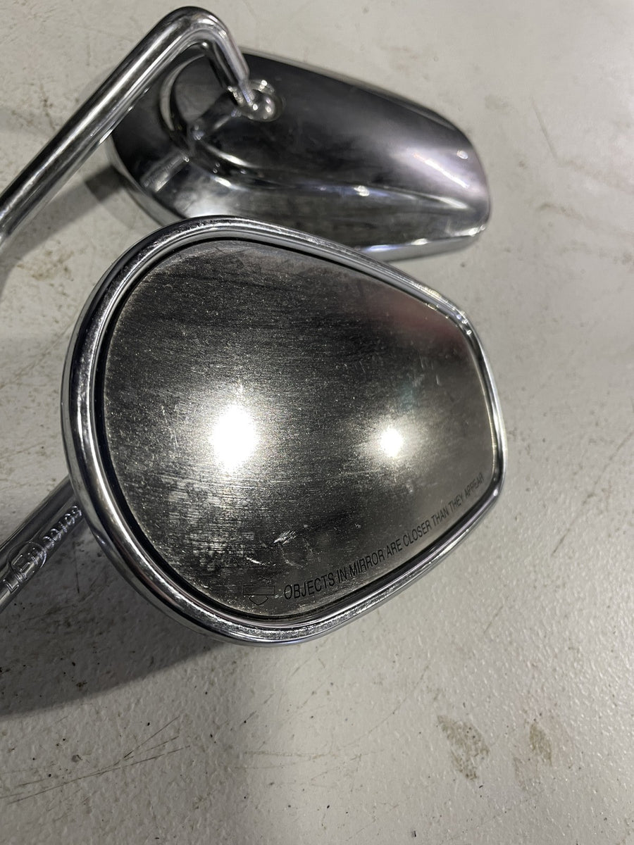 07-11 HARLEY-DAVIDSON STREET GLIDE FLHX REAR VIEW MIRROR SET PAIR MIRRORS