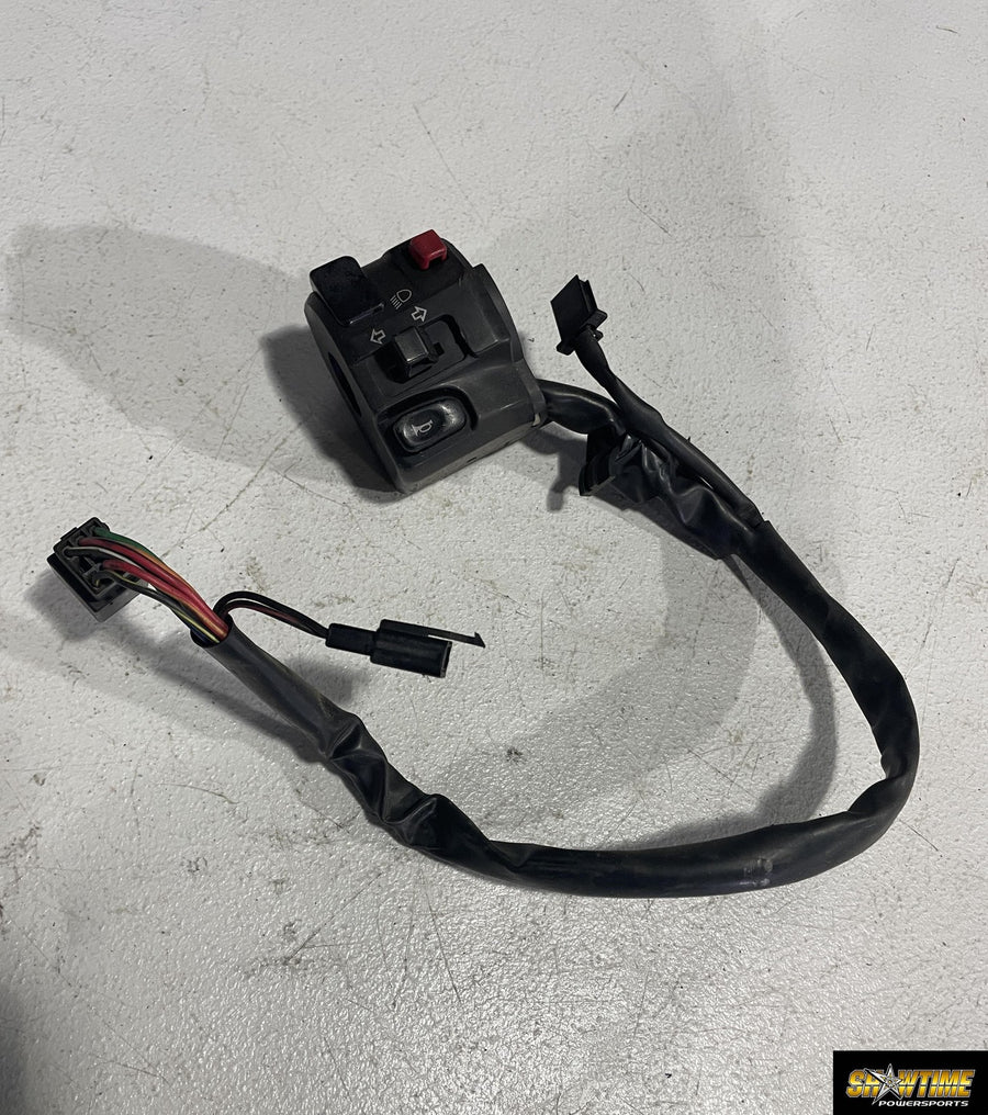 98-99 KAWASAKI NINJA ZX9R LEFT CLIP ON HANDLE HORN SIGNALS SWITCH SWITCHES