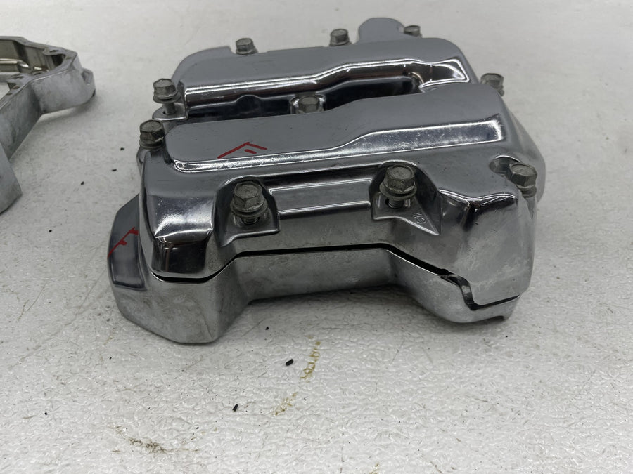 17-23 HARLEY-DAVIDSON ELECTRA GLIDE ULTRA LIMITED M8 107CI ENGINE ROCKER BOXES