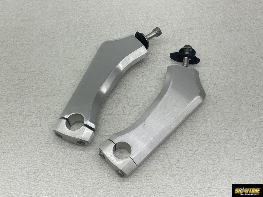 2012 SUZUKI BOULEVARD M109R HANDLEBAR RISERS RISER CLAMP PAIR