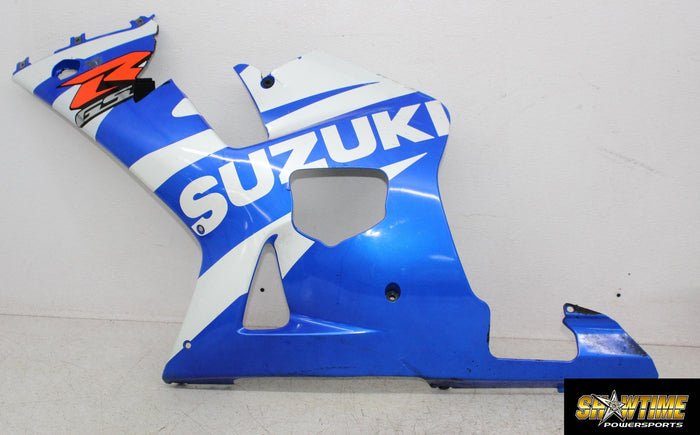 00-03 SUZUKI GSXR750 LEFT LOWER MID UPPER SIDE FAIRING COWL