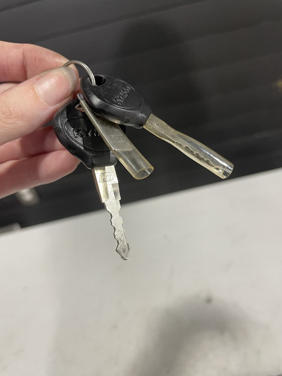 06-12 KYMCO AGILITY 50 IGNITION LOCK KEY SET W/ SEAT LOCK