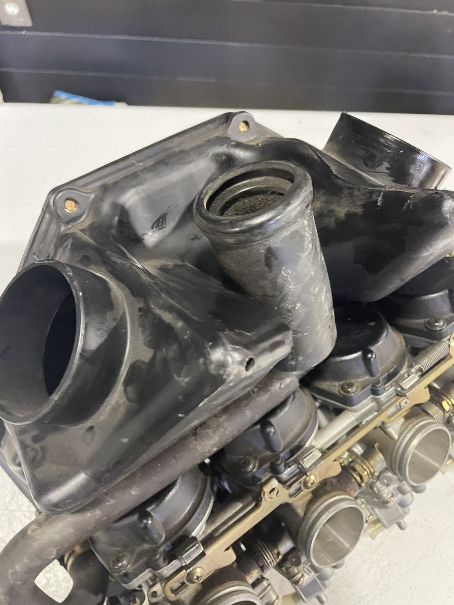 98-02 KAWASAKI NINJA ZX6R CARBS CARBURETORS AIRBOX TPS