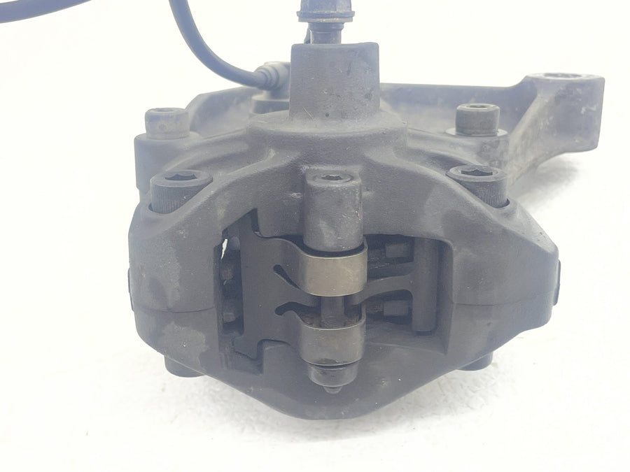 10-14 KAWASAKI CONCOURS 14 ZG1400 ABS REAR BACK BRAKE CALIPER MOUNT SPEED SENSOR