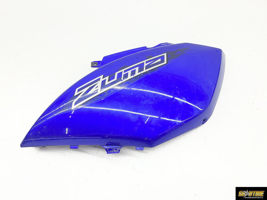 12-13 YAMAHA ZUMA 50 YW50 LEFT SIDE COVER COWL PANEL TRIM