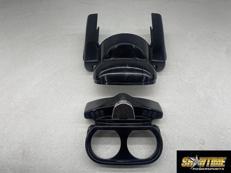 17-23 HARLEY-DAVIDSON ROAD GLIDE SPECIAL FLTRXS GAUGE COVER TRIM NACELLE