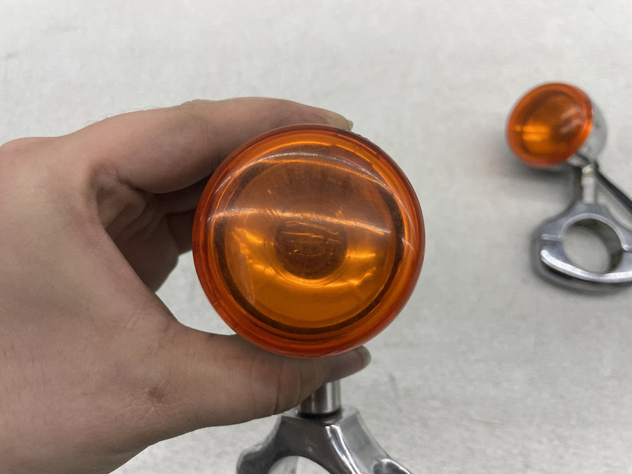 01-06 HARLEY-DAVIDSON SOFTAIL STANDARD FXSTI FRONT LEFT RIGHT TURN SIGNALS LIGHT