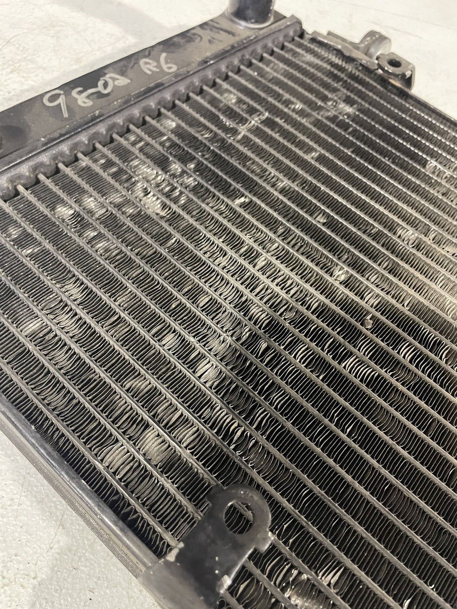 99-02 YAMAHA YZF R6 ENGINE RADIATOR MOTOR COOLER COOLING RADIATER