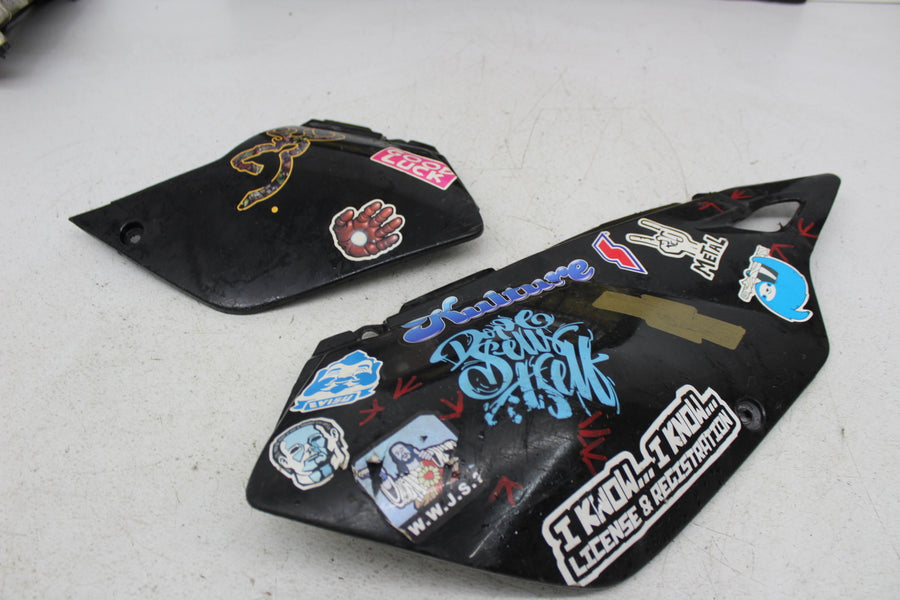 05-24 SUZUKI DRZ400SM DRZ 400 LEFT RIGHT REAR BACK SIDE NUMBER PLATE FAIRINGS