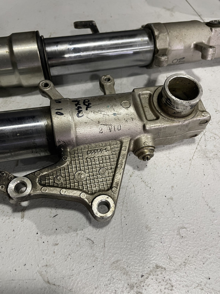 00-03 SUZUKI GSXR750 FRONT FORKS SHOCK SUSPENSION SET PAIR